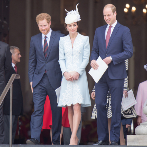 William, Kate, and Harry