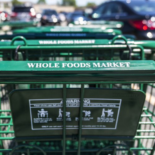 Whole Foods shopping cart