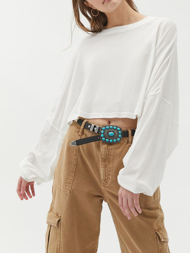 Sleeve Cropped Tee