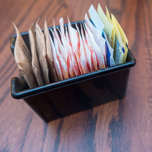 artificial sweetener packets