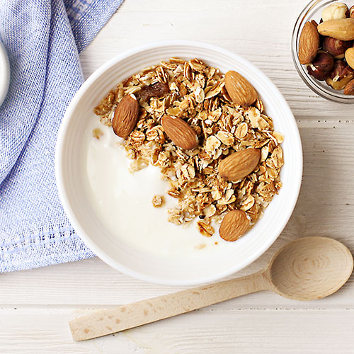 yogurt bowl with almonds