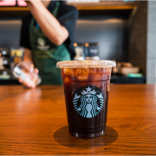 Starbucks iced coffee