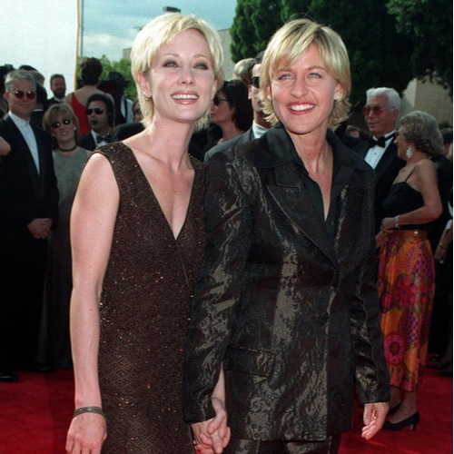 Ellen DeGeneres and Anne Heche