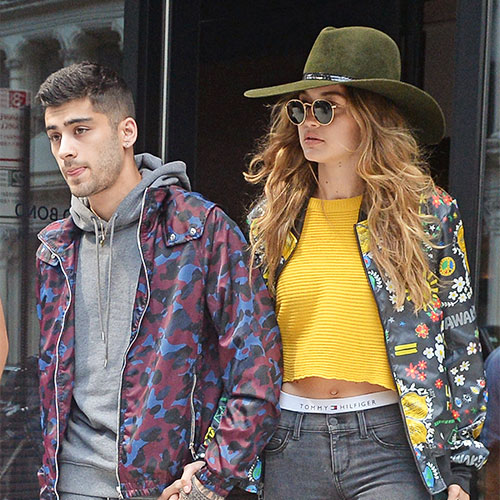 Gigi Hadid and Zayn Malik