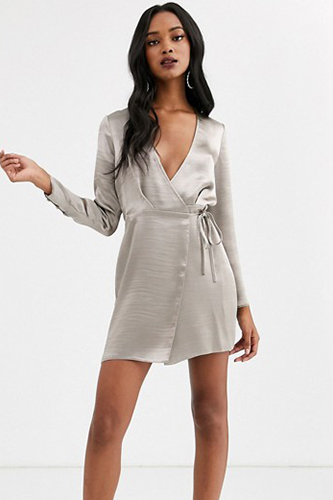 Wrap Mini Dress