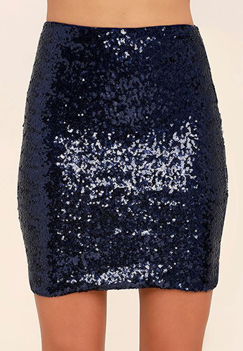 Sequin Mini Skirt