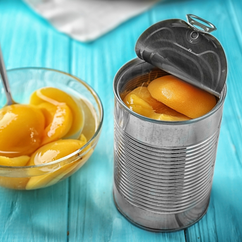 canned fruit