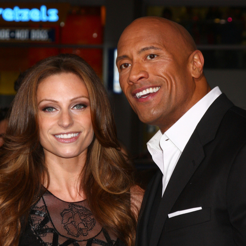 Dwayne The Rock Johnson and Lauren Hashian