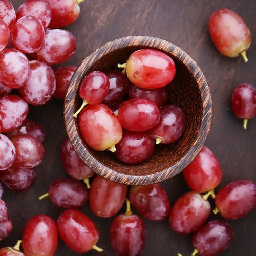 red grapes