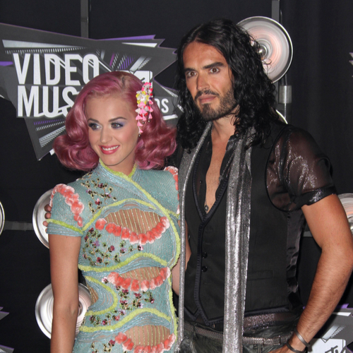 Katy Perry and Russel Brand