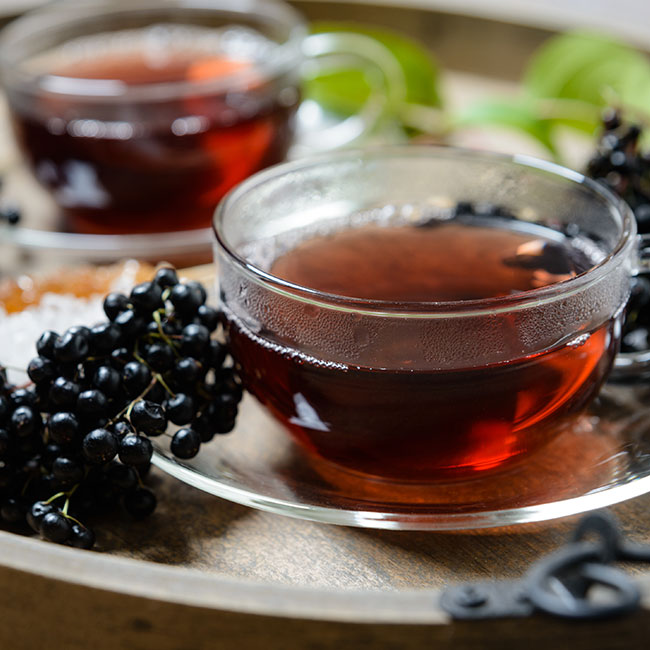 elderberry best hot teas for cold