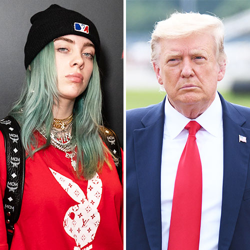 Billie Eilish and Donald Trump