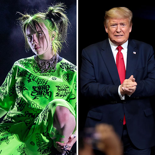 Billie Eilish and Donald Trump