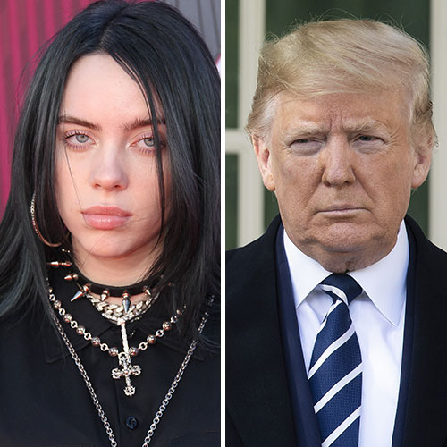 Billie Eilish and Donald Trump