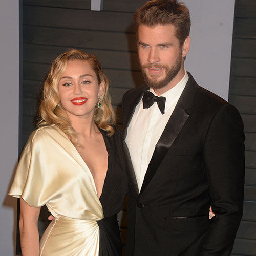 Miley Cyrus and Liam Hemsworth