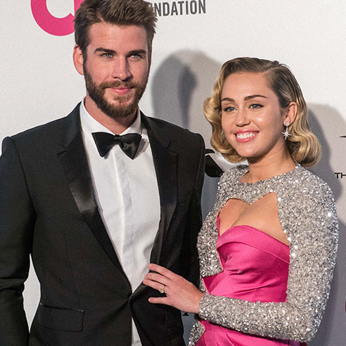 Miley Cyrus and Liam Hemsworth