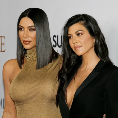 Kim and Kourtney