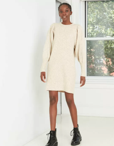 super flattering affordable target sweater dress