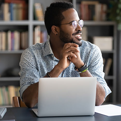 Guy with laptop