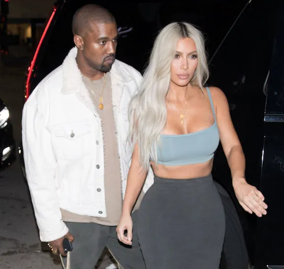 Kanye West and Kim Kardashian