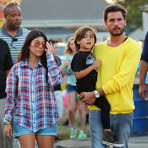 kourtney kardashian and scott disick with mason