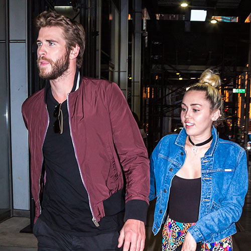 Miley Cyrus and Liam Hemsworth