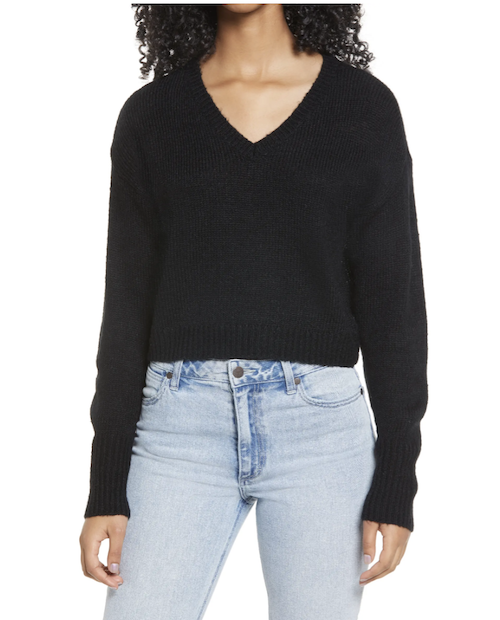 Looking For A Basic Cropped Sweater? Here’s A Good One - SHEfinds