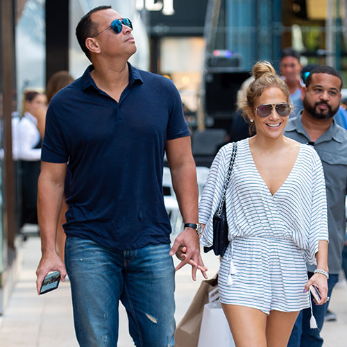 Jennifer Lopez and Alex Rodriguez