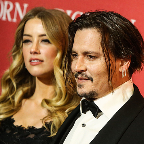 Johnny Depp and Amber Heard