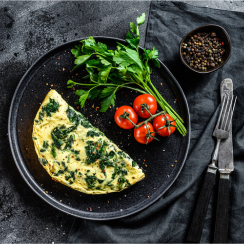 spinach omelette