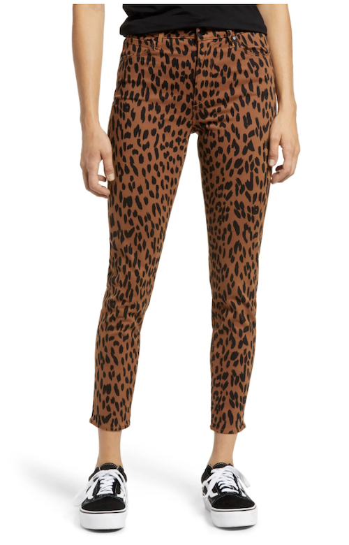 These Leopard Print High Waisted Skinny Jeans Are Only $23 Right Now ...
