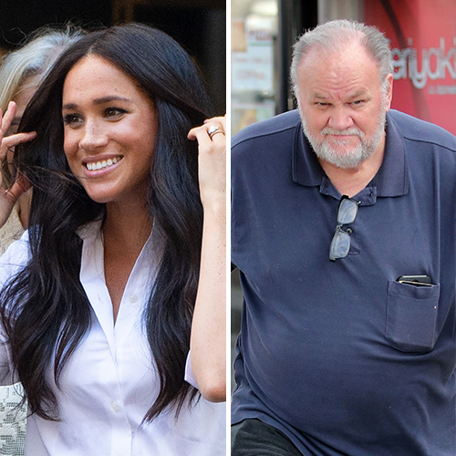 Meghan and Thomas Markle