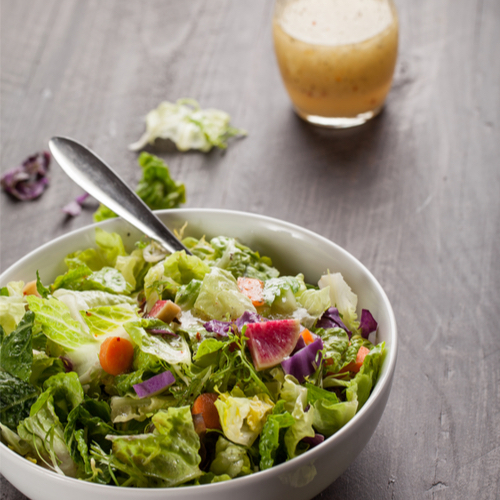 salad and dressing