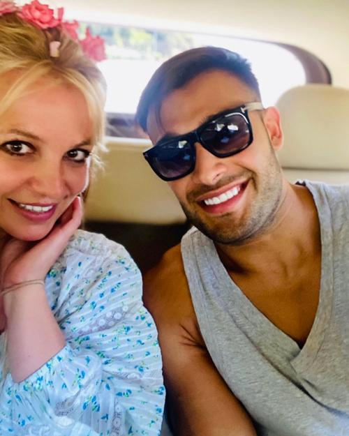 Britney Spears and Sam Asghari