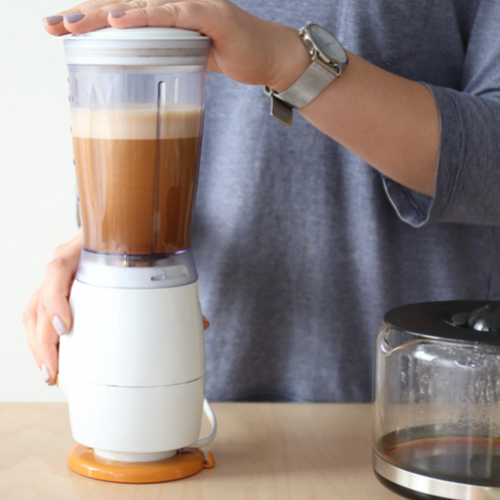 coffee in a blender