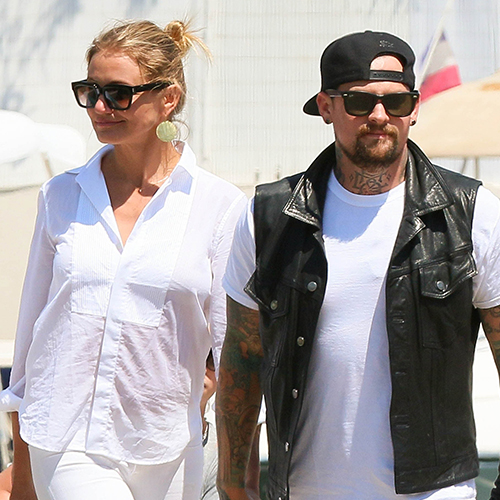 Cameron Diaz and Benji Madden