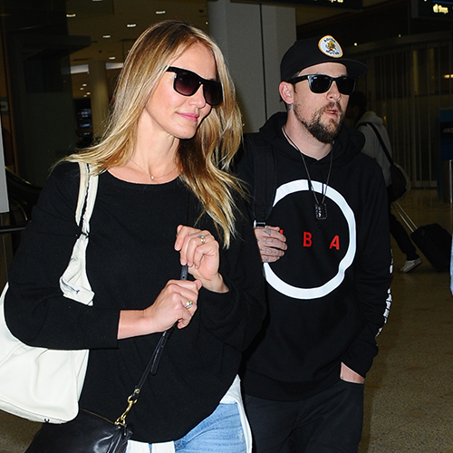 Cameron Diaz and Benji Madden