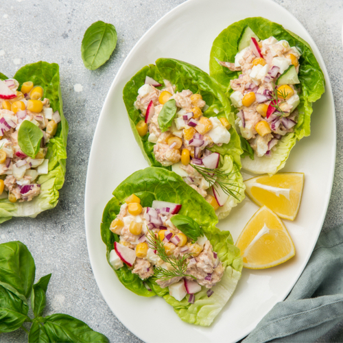 tuna lettuce wraps