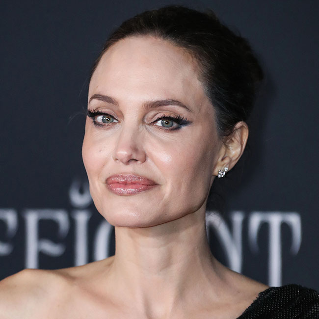 Angelina Jolie Stuns With Surprising New Ombré Hair And All-Black