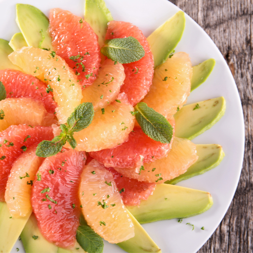 grapefruit avocado salad