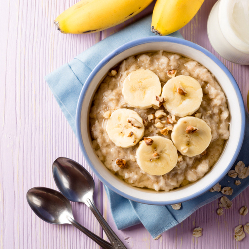 oatmeal with bananas