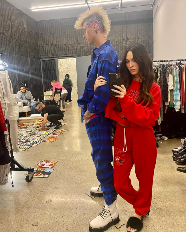 machine gun kelly megan fox anniversary post