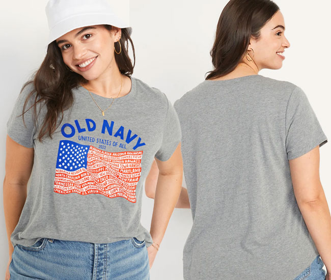 Old Navy, Shirts, Oldnavy American Flag Tshirt