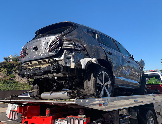 tiger woods car accident recovery