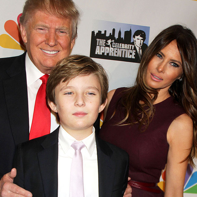 donald trump son barron trump unrecognizable 6 feet tall