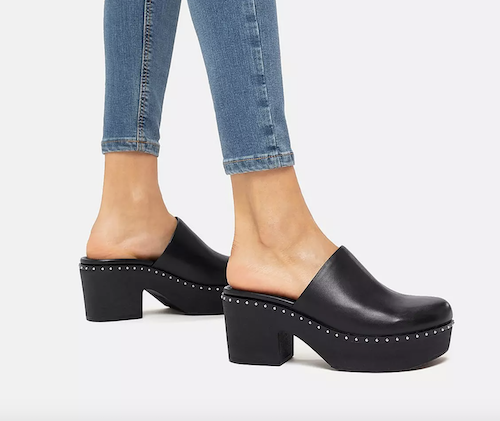 FitFlop clog mule platforms