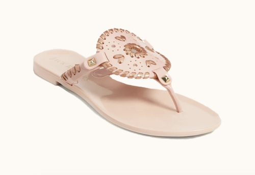 pink Jack Rogers jelly sandals