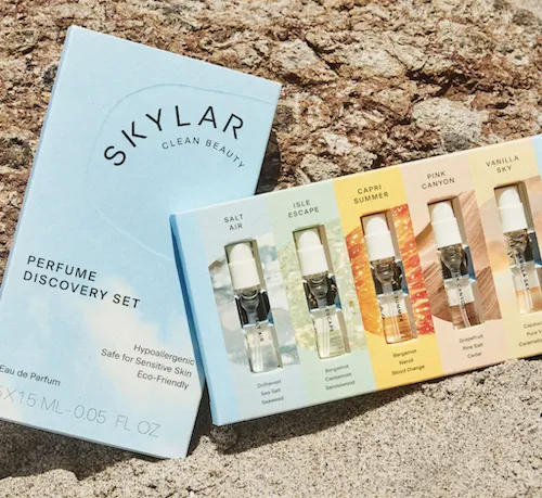 Skylar perfume discovery set