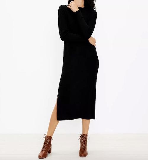 LOFT sale sweater dress