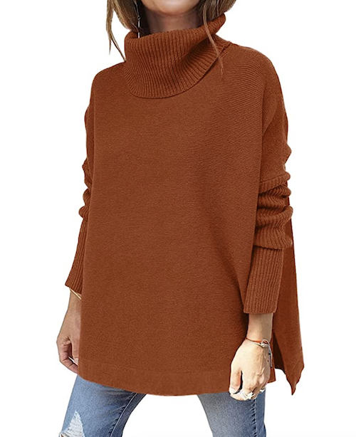 cheap rust colored sweater